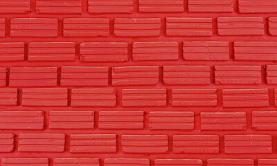 Wall Mural - red wall bricks texture background