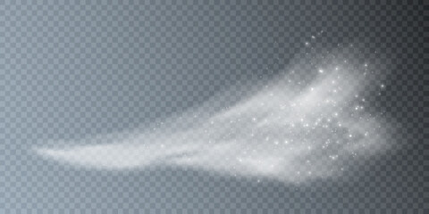 Poster - Wind texture, couple with many light effects. Vecto