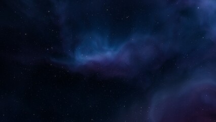 nebula gas cloud in deep outer space

