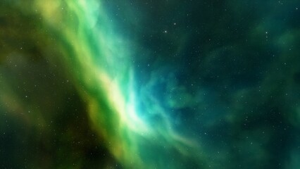 Wall Mural - cosmic background with a blue purple nebula and stars
