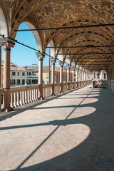 Padova.Loggiato di Palazzo della Ragione 