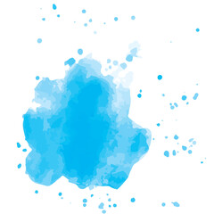 Poster - Watercolor paint stains backgrounds. Art element illustration for your design.