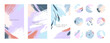 Bundle of editable artistic insta story templates and highlights covers.Vector layouts with brush strokes and textures.Abstract IG backgrounds.Trendy design for social media marketing.SMM pack