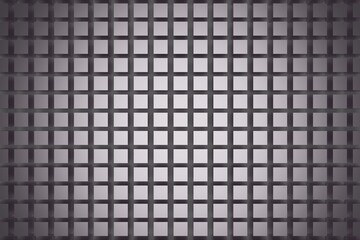 Poster - Abstract background with cubes and squares top view, 3D rendering
