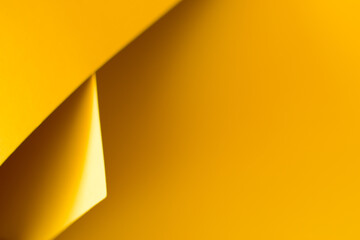 Abstract three dimensional yellow background