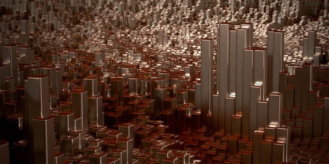 polygonal abstract landscape computer generated background