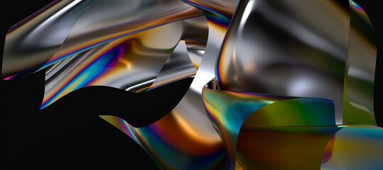 Poster - abstract tech background