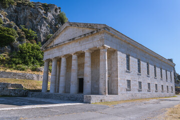 Wall Mural - St George Church in Old Fortress in Corfu city on Corfu Island, Greece