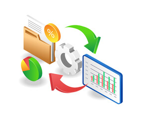 Aufkleber - Professional data analysis processing