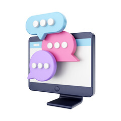computer function 3d icon illustration