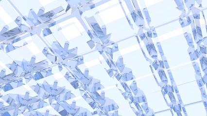 Poster - Abstract background of polygons and gradients. Colored lines.