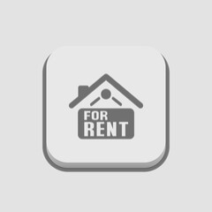 Canvas Print - Home for Rent Sign