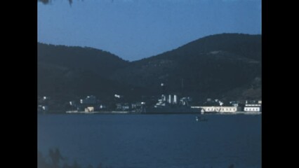 Wall Mural - Greece 1965, Greek sea and coast view