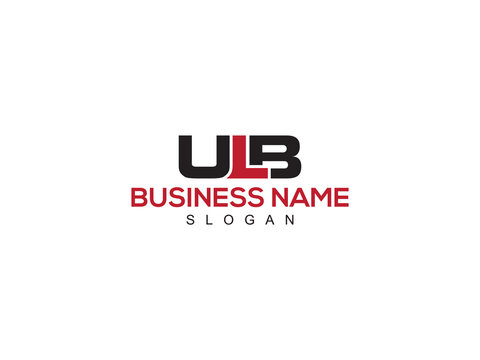 Typography ULB Logo Letter Vector, Creative ulb Logo Icon Design For Any Type Of Modern Business