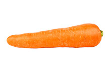 Carrot Isolated On A White Background,element Of Food Healthy Nutrients And Fruit Healthy Concept