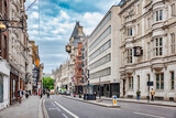 Fototapeta Miasto - Hight Holborn Street at London UK on May 22, 2022.