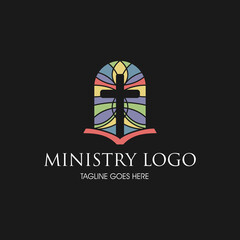 ministry premium logo designs concept 