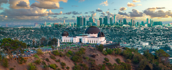 Fototapete - Los Angeles California Skyline view