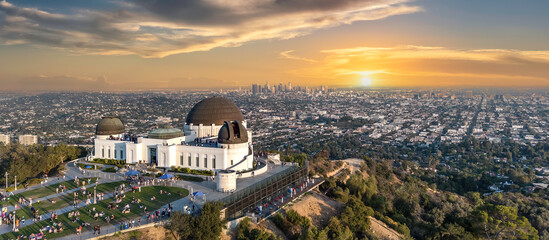 Fototapete - Los Angeles California Skyline view