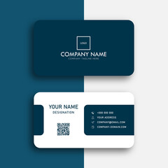 Wall Mural - Business card design template, Clean professional business card template, visiting card, business card template.