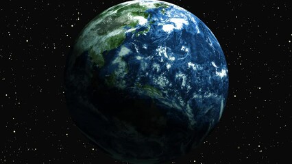 earth and moon