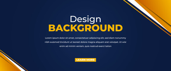 Wall Mural - Modern horizontal banner template