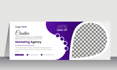 Creative Business Facebook Cover Design. Social media business banner design template. Business promotion Facebook cover or social media cover template