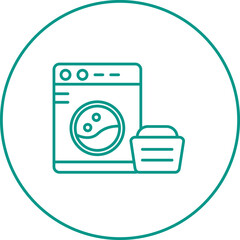 Poster - Washing Machine Icon