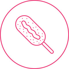 Sticker - Corndog Icon