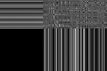 Fototapete - Abstract digital stripe pattern / Abstract minimalistic background of a digital stripe pattern.