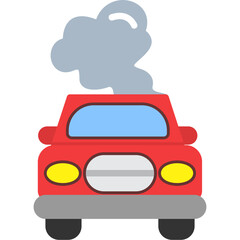 Poster - Car Pollution Icon