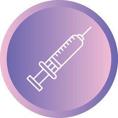 Wall Mural - Syringe Icon