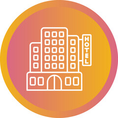 Sticker - Hotel Icon