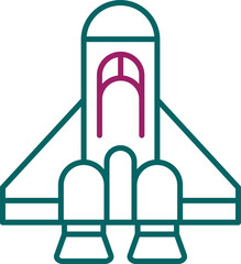 Sticker - Spaceship Icon