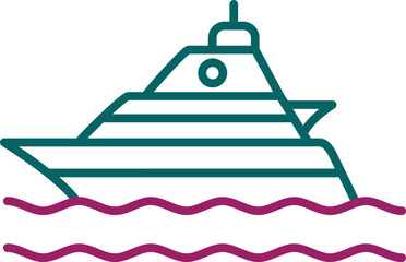 Sticker - Yacht Icon