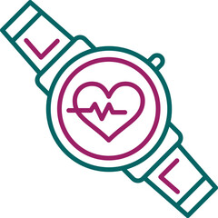 Wall Mural - Heart Rate Icon