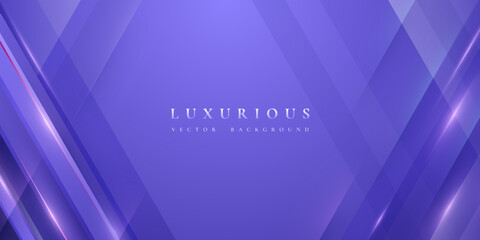 Poster - Purple background with abstract geometric shape. Trendy vector background.