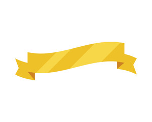 Poster - gold ribbon icon