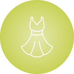 Canvas Print - Dress Icon