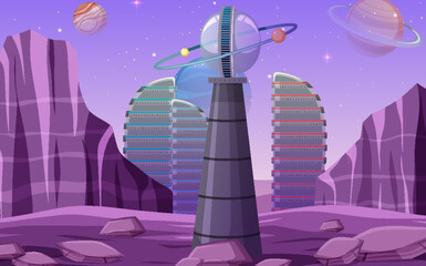 Wall Mural - outer space background wallpaper
