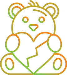 Wall Mural - Teddy Bear Icon