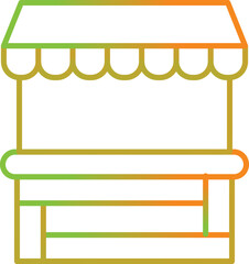 Sticker - Food Stand Icon