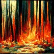 Die Kraft der Natur, Waldbrand