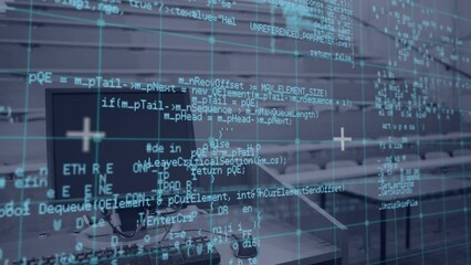 Poster - Animation of data processing over computer