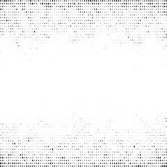 Poster - Halftone grunge texture. Comic style grain background. Pop art faded textured frame. Speckle gradient effect. Dotted particles print wallpaper. Pixelated backdrop 