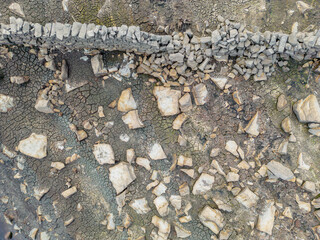 Wall Mural - A broken dry stone wall 