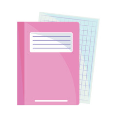 Sticker - school notebook paper