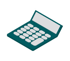 Sticker - financial calculator icon