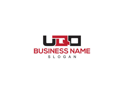Alphabet UQO Logo Letter, Colorful uqo Logo Icon Vector Image Design For Your New Business