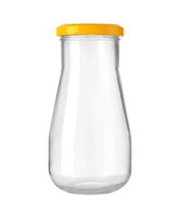 Wall Mural - jar glass isolated on white background